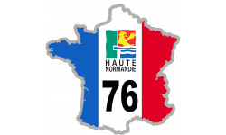 sticker / autocollant FRANCE 76 Région Haute Normandie