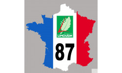 sticker / autocollant FRANCE 87 Région Limousin