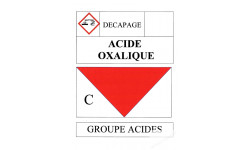 Stickers / autocollant Acide oxalique