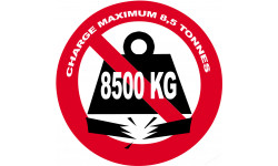 Charge maximale 8,5 tonnes
