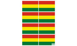 Stickers / autocollants drapeau Bolivie 2