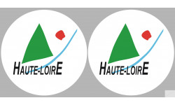 Département 43 la Haute Loire (2 fois 10cm) - Sticker/autocollant